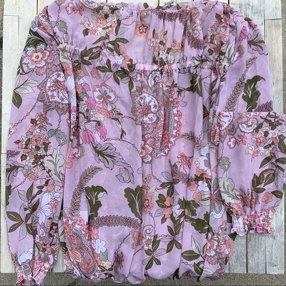SOHO JEANS NY&CO FLORAL TOP SIZE XS - Picture 10 of 11